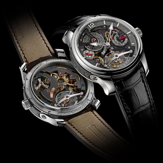 Replica Greubel Forsey Watch Double Tourbillon 30 Technique Bi color Platinum Men